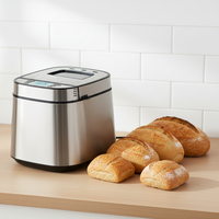 SOHEF Machine à pain connectée Wi-Fi pour cuisine intelligente, 25 programmes automatiques, pâte parfaite sans gluten, 700W DC, certifiée ETL/CE/BSCI/ISO
