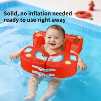 Bouée de natation gonflable légère Swimbobo pour bébé, avec anneau de bras solide, conception anti-chute, en PVC réglable, mousse perlée pour enfants