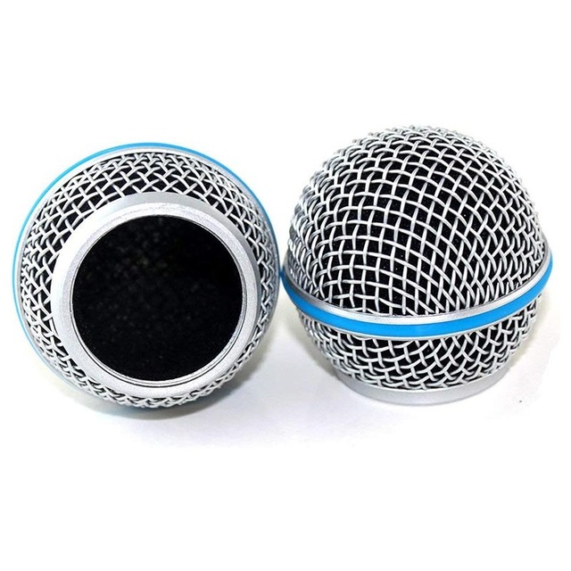 Beta Mesh Cover Replacement Grille Metal Microphone Head Cover Mic Head Part Accessories for BEAT57A/58A/87A Wireless Microphone