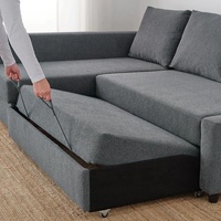 Sofá Cama Funcional en Forma de L con Almacenamiento para el Hogar