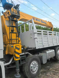 Camion-grue de chantier HOWO d'occasion, 14 tonnes, bras à cinq sections, 380 chevaux, boîte de vitesses à 10 rapports, diesel, norme d'émission EURO 5 - Product Image 5