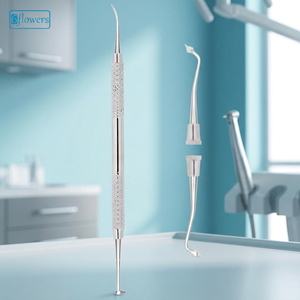ชุดเครื่องมือทำความสะอาดฟันแบบแมนนวล 6flowers Dental Explorer Probe รุ่น DE-665 ได้รับการรับรองมาตรฐาน CE ระดับ Class I - Product Image 2