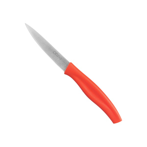 Coltello da cucina Nuuk, lama in acciaio inossidabile, 9 cm, rosso (1 unità) - Product Image 1