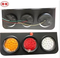 Livraison rapide camion lourd LED remorque feu arrière combinaison feu arrière pour camion remorque avec cadre