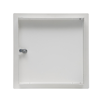 Porte d'accès murale et de plafond en métal avec serrure à clé