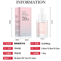 Peach70 Peach Niacin pour Sérum Pur à la Niacinamide 30ml Version Anglaise Complète Commerce Extérieur pour l'Exportation Transfrontalière