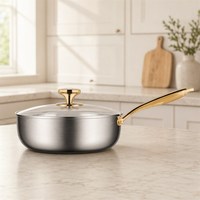 Gewerbliche Küche 316 Edelstahl Bratpfanne 30cm Hotel-Kochpfanne mit Langem Griff für Restaurant-Kochen Professionell