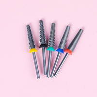 Brocas para Uñas de Alta Calidad, con Logotipo Personalizado, en Caja, Corte Cruzado, Extra Largas, Cónicas