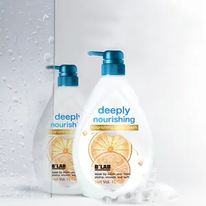 Natural Body Wash Private Label OEM Vegan Moisturizing Whitening Organic Natural Body Wash Shower Gel