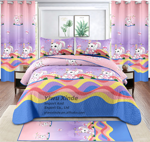 أطفال شخصية الكرتون مبطن ملاءات السرير مع الحالات وسادة - Product Image 3