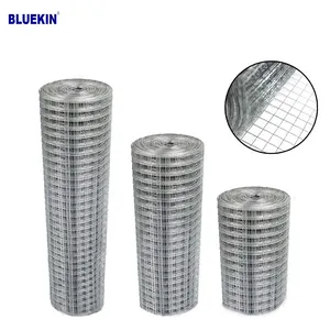 Wire Mesh 1/4"-2"Aperture Pvc Coated Hot Galvanized Welded Iron Wire Mesh For Fencing