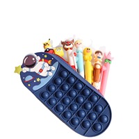Estuche multifuncional de silicona para lápices con diseño de ratón, impermeable, con dibujos animados, tienda oficial, 18x10x5cm, nuevo y elegante