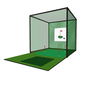 Cage de pratique de déchiquetage intérieure et extérieure filet de Golf et Cage Cage de Golf robuste 3m filet d'entraînement retour - Product Image 1