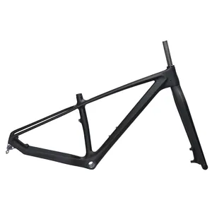 Spcycle T800碳雪自行车车架26er MTB Frameset最大轮胎5.0碳脂肪自行车架带叉