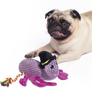 Pet oyuncaklar cadılar bayramı 22 ''piksel cadı örümcek W/halat bacaklar-mor + özel peluş oyuncaklar - Product Image 3