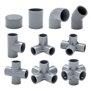 Offre Spéciale <span class=keywords><strong>coude</strong></span> à <span class=keywords><strong>90</strong></span> degrés croix raccord de tuyau industriel haute pression <span class=keywords><strong>PVC</strong></span> plastique UPVC femelle réducteur té rouge <span class=keywords><strong>PVC</strong></span> raccord de tuyauterie - Product Image 1