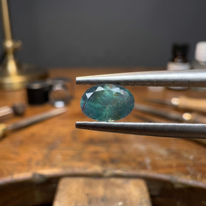 Alexandrite Naturelle Pierre Précieuse Non Montée Coupe Ovale Vert Teal Facettée à Changement de Couleur Certifiée IGI Rare pour Collectionneur Fabrication de Bijoux Fins - Product Image 3