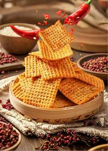 Zhaohui 212g di cracker di riso in scatola snack a base di cereali cinesi patatine di riso e crosta al forno buoni snack informali prodotti a base di cereali grossolani - Product Image 2