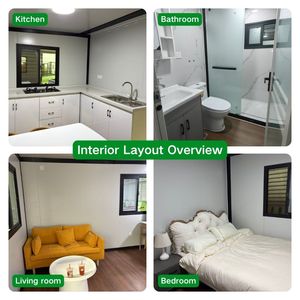 Casa Container Pieghevole Portatile, Unità Mobile Prefabbricata con Sistema Completo di Cablaggio, Illuminazione e Impianto Idraulico - Product Image 4