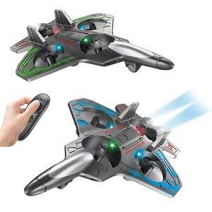 Meilleur cadeau d'anniversaire : <span class=keywords><strong>Avion</strong></span> <span class=keywords><strong>télécommandé</strong></span> Aijh RC Glider avec lumière, <span class=keywords><strong>avion</strong></span> de voltige en mousse EPP 2.4G pour garçons et enfants - Product Image 1