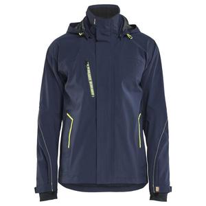 BLAKLADER - 448319178633XL Chaqueta impermeable stretch Azul marino oscuro/Amarillo-EAN 7330509947784 PROTECCIÓN PARA TODOS LOS TIEMPOS - Product Image 1