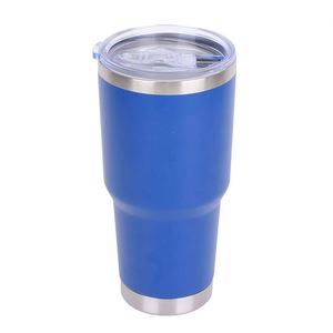 Gobelet isotherme en acier inoxydable de 30 oz, sans poignée, avec couvercle coulissant, tasse à café isolée pour la conduite en voiture, le camping, le bureau - Product Image 1