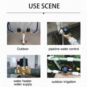 Électrovannes hydrauliques12v24v110v220v vannes solénoïde eau air vapeur membrane proportionnelle bobine de cuivre électrovanne en laiton - Product Image 3