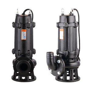 Bomba Sumergible Centrífuga Vertical Automática para Aguas Residuales con Impulsor de Succión, Macerador y Motor para Lodos y Arena - Product Image 2