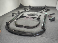 Kit carrosserie pour Maserati Levante, lèvre avant, diffuseur arrière, jupe latérale, spoiler, garniture en fibre de carbone sèche, style M