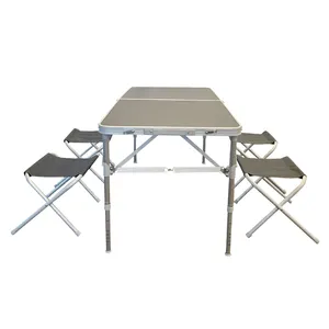 Low Price Sale Portable Camping Adjustable Height Aluminum Folding Tables For Sale