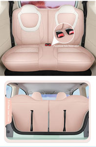 Pour Wuling Hongguang Mini EV 2024 Version Luxe, Ensemble Complet d'Accessoires Personnalisés, Housse de Siège de Voiture en Cuir Textile Artificiel, 5 Places - Product Image 4