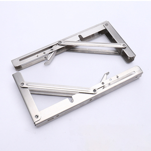 Adjustable Heavy Duty Workbench Table Stand Stainless Steel Folding Brackets for Table - Product Image 2