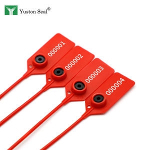 YTPS606 3毫米直径高抗拉强度小定制标志安全塑料密封标签服装条形码篡改明显密封 - Product Image 2