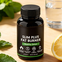 Capsules Brûle-Graisse Slim Plus Marque Blanche Coupe-Faim Supplément Minceur Beauté 30 Comprimés Adulte
