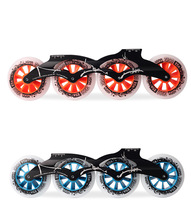 Patins à roulettes de vitesse à haute élasticité 85A avec roues de 90, 100, 110 mm, haute résistance à l'usure