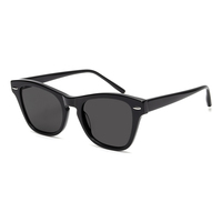 Lunettes de soleil rétro en acétate de tortue à monture complète, durables, protection UV400, unisexe pour hommes et femmes