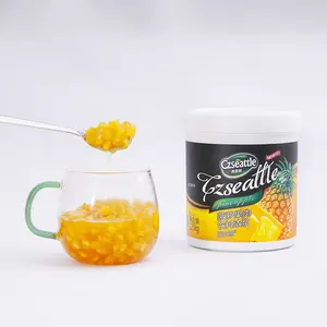 Pour-vente Czseattle ananas confiture de fruits boisson & boisson confiture de fruits concentré de pulpe pour bubble tea spécial confiture fraîche