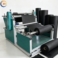 Machine automatique de découpe et de rembobinage de rouleaux de papier toilette et de rouleaux de papier sans mandrin, machine de découpe et de rembobinage de papier thermique ATM