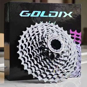 GOLDIX Nuevo <span class=keywords><strong>Cassette</strong></span> de bicicleta de <span class=keywords><strong>carretera</strong></span> ultraligero HG de <span class=keywords><strong>11</strong></span>/12 velocidades negro de acero completo Diseño de una pieza integrado - Product Image 3