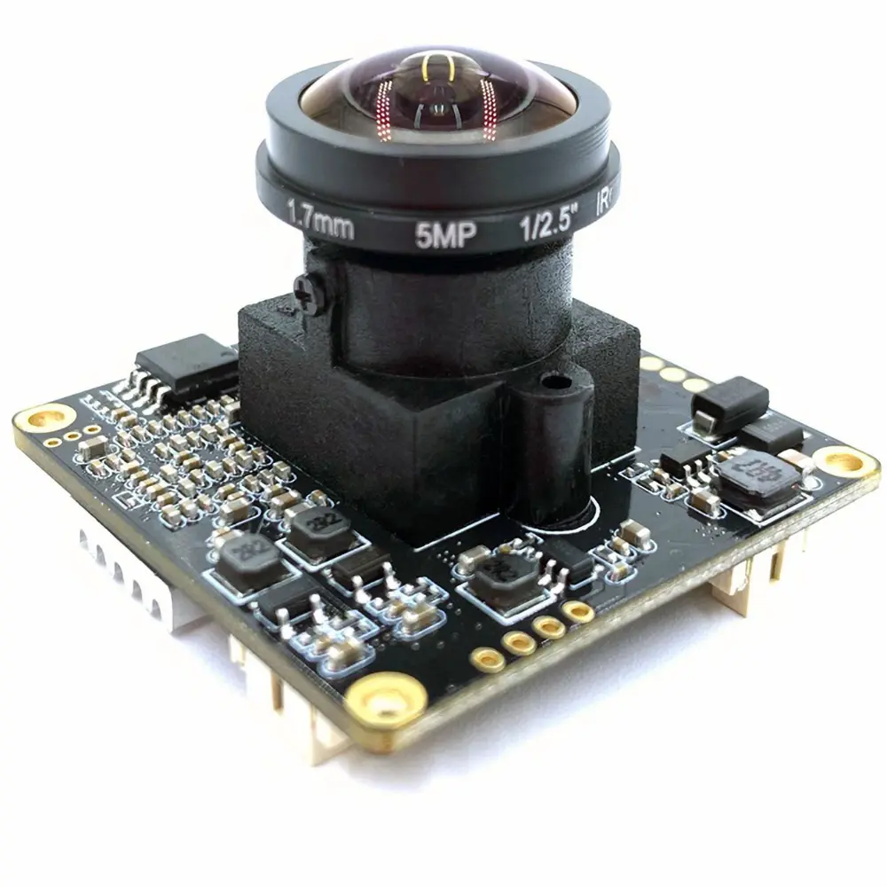 Starlight 8MP IP camera module 1/3" Ex-View 0.001 Lux 8MP 4K High Definition 3840*2160 Pixel 1.55mm panomorph 360 fisheye Lens