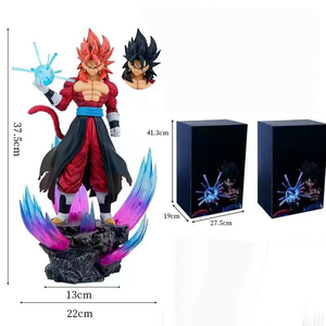 Jouets en résine PVC personnalisés, jouet d'action de haute qualité, nouveau style, <span class=keywords><strong>Super</strong></span> <span class=keywords><strong>Saiyan</strong></span>, figurines anime amovibles, DBZ <span class=keywords><strong>Gogeta</strong></span>, 40cm - Product Image 6
