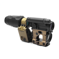 Lunette de visée tactique SPECPRECISION M5 avec magnificateur 3XMAG-1, montage FDE, hauteur de ligne optique de 2,26 pouces, accessoire pour lunettes de visée