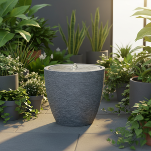 <span class=keywords><strong>Fontaine</strong></span> <span class=keywords><strong>solaire</strong></span> en cascade en résine pour l'extérieur, écologique et étanche, crée une ambiance <span class=keywords><strong>zen</strong></span> sereine pour le jardin, la cour et la terrasse - Product Image 5