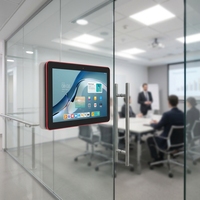 Nueva Tablet Android de 10.1 Pulgadas con Montaje en Pared, Pantalla Táctil, Rockchip Octa Quad Core, 4G GSM, Wi-Fi, NFC, RJ45 Ethernet, para Educación y Oficina