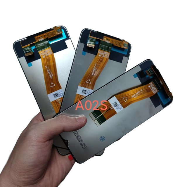 Wholesale High for Samsung for Galaxy A03 Core A02S A03S Screen Digitizer LCD Combo Modulo Celular Pintura Mobile Phone LCD Disp
