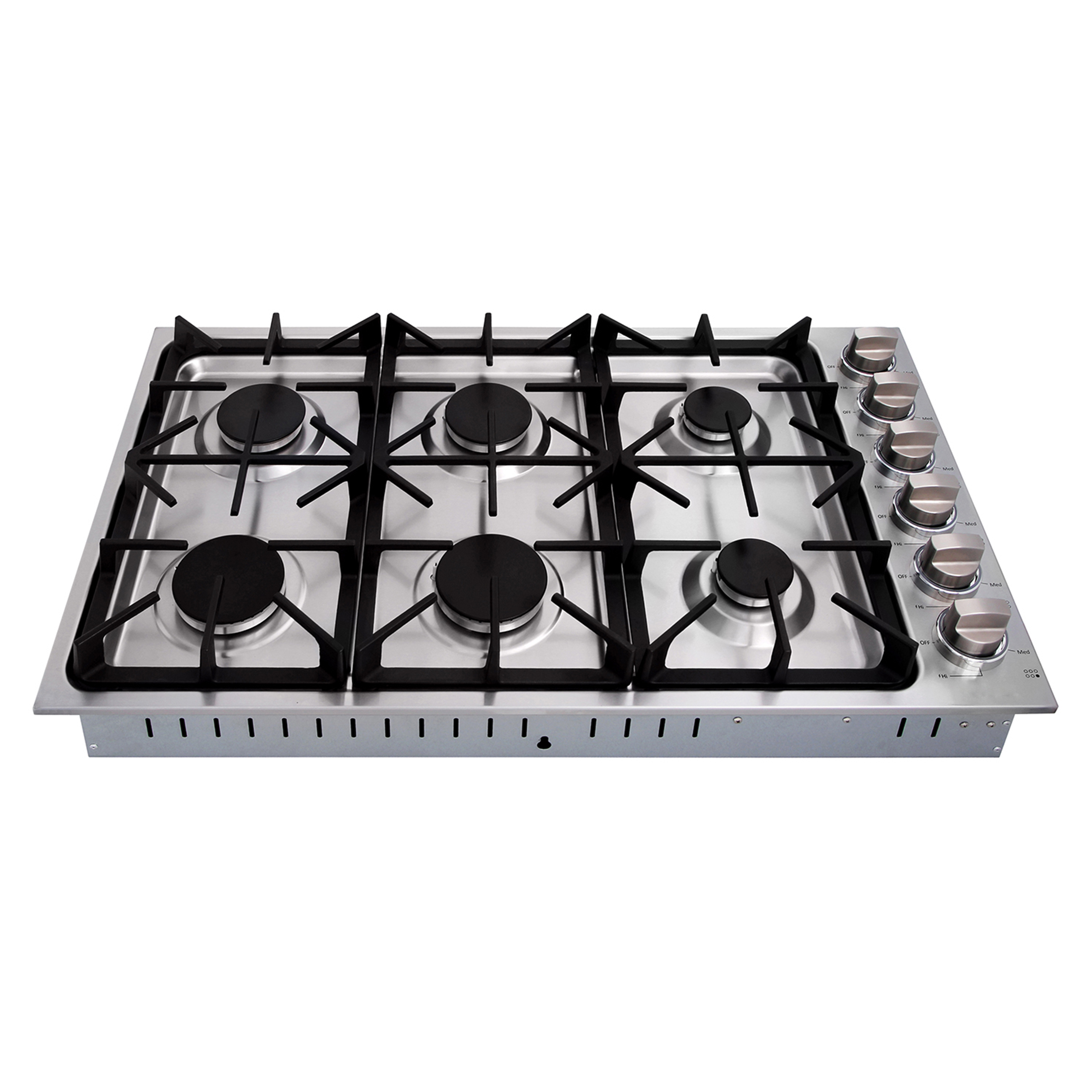 Hyxion new design 6 Burner camper cooktop gas stove heavy duty gas stove ovens gas stove