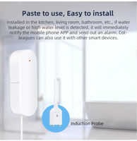 TY-WI-4 2026 Détecteur de fuite d'eau WiFi intelligent pour la maison et la cuisine, surveillance des fuites via l'application Tuya, notification par téléphone, sécurité