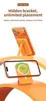 Cargador Portátil de Carga Rápida de 22.5W, Compatible con 15W, con Cables Integrados, Batería Externa de 20000mAh, Banco de Energía Magnético Inalámbrico
