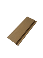 Techo falso decoración Interior techo 120*12MM hojas de WPC cubierta de plástico grano de madera Interior suspendido Asa techo