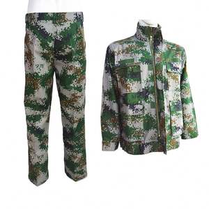 Uniforme d'entraînement tactique à carreaux résistant à la déchirure respirant pour la sécurité extérieure Uniforme de travail de camouflage en gros - Product Image 3